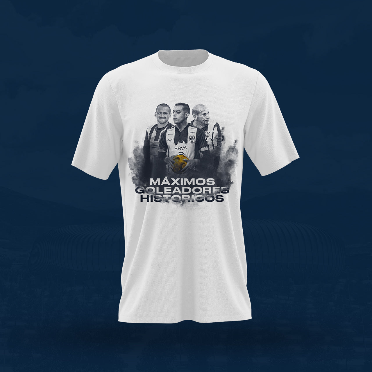 Playera "Máximos Goleadores Históricos" - Rayados